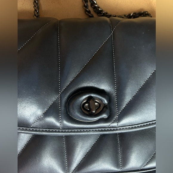 Coach Black Quilted Pillow Madison 26 - Picture 11 of 14